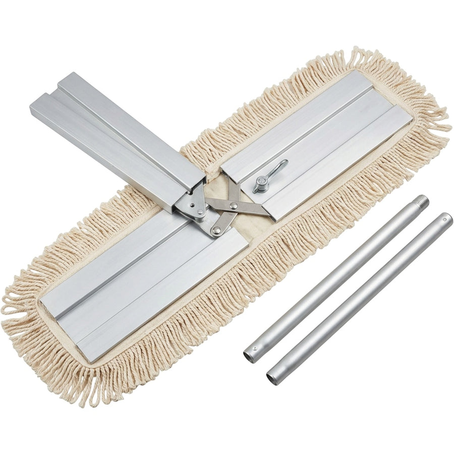 Sofn Twin-Wing Scissor Dust Mop 90 cm Natural Cotton
